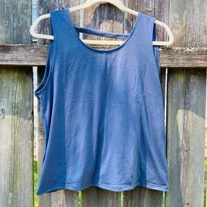 Onzie Gray Open Back Tank | L‎